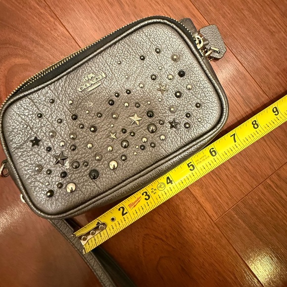 Coach Metallic Studded Wristlet - Picture 7 of 9